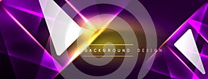 Vector creative geometric background design