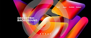 Vector creative geometric background design