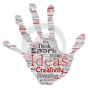 Vector creative idea brainstorming