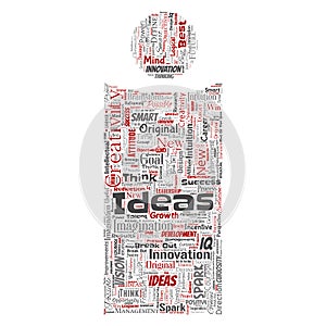 Vector creative idea brainstorming human