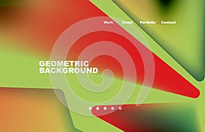 Vector creative modern geometric abstract background