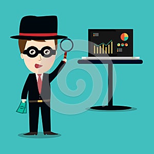 Vector of criminal Hacking private account
