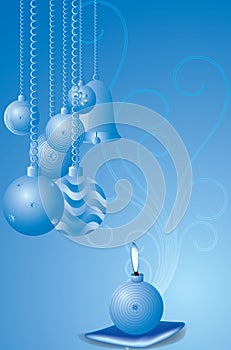 Vector cristmas candles