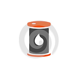 Vector crude oil fuels infographic template. Color icon for your illustration or presentation