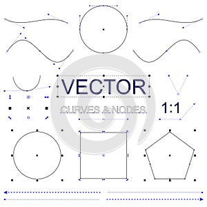 Vector Curves and Nodes Interface Elements