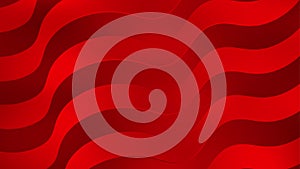 Vector Curving Bands Pattern in Red Gradient Background