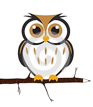 Vector Cute Owl