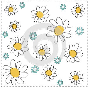 vector Daisy background