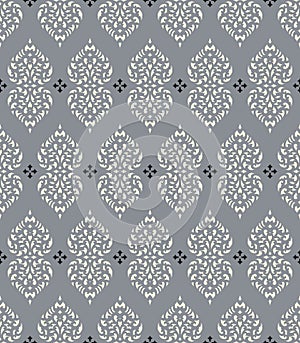 Vector damask seamless pattern