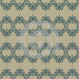 Vector damask seamless pattern background. Elegant luxury texture for wallpapers, backgrounds and page fill.