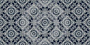 Vector damask seamless pattern background. Elegant luxury texture for wallpapers, backgrounds and page fill. Best motive