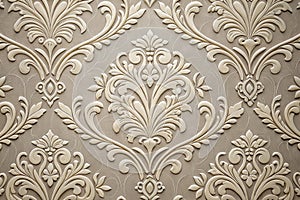 Vector damask seamless pattern background