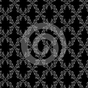 Vector damask vintage baroque ornament. Retro pattern antique style. Seamless floral pattern. Royal wallpaper. Gothic