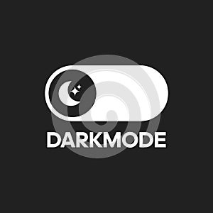 Vector darkmode switch interface design