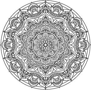 Vector decorative mandala ornament