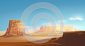 Vektor Wüste illustrationen 