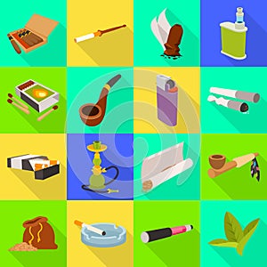 Vector design of accessories and harm icon. Set of accessories and euphoria stock vector illustration.