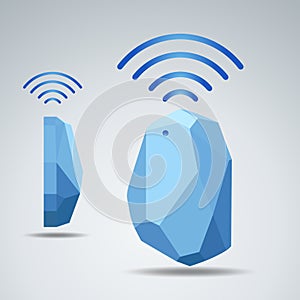 Vector Design beacon device home and office radar. Use for all s