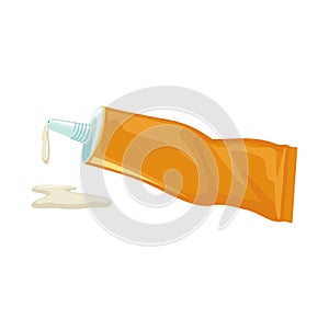 Vector design of bottle and hotmelt icon. Graphic of bottle and metal stock vector illustration.