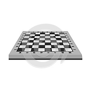 Vector design of chessboard and board symbol. Collection of chessboard and empty vector icon for stock.