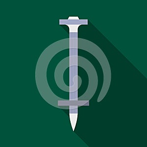 Vector design of dowel and screw logo. Web element of dowel and srew stock symbol for web.