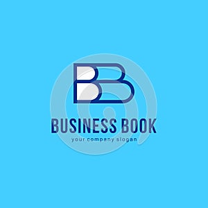 Vector design element for books on business