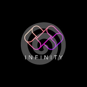 Vector design element for business. Infinity