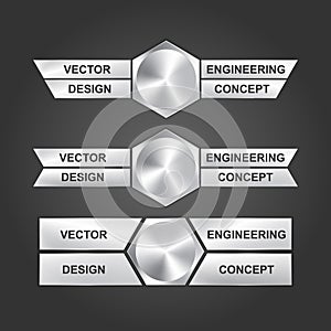 Vector design engineering concept.