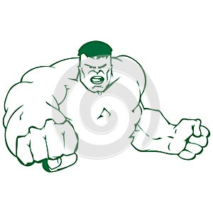 Vector design hulk