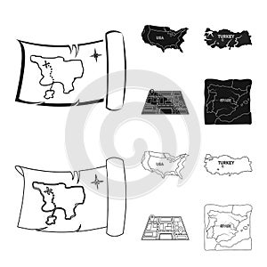 Vector design of middle and east icon. Set of middle and country stock vector illustration. photo