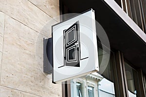 Opened door icon logo symbol photo