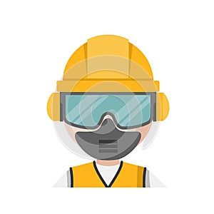 Vector design of personal protective equipment for work