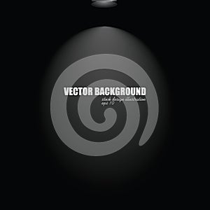 Vector Design Projector Indor. Studio Light Background