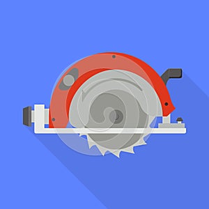 Vector design of saw and cutter icon. Web element of saw and blade stock vector illustration.