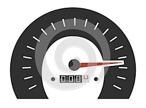 Vector design of speedometer gauges