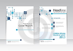 Vector design technology business for Cover Report Brochure Flyer Poster in A4 size