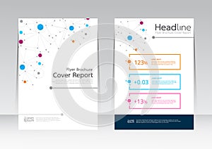 Vector design technology business for Cover Report Brochure Flyer Poster in A4 size