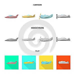 Vector design of travel and airways symbol. Collection of travel and navigation stock symbol for web.