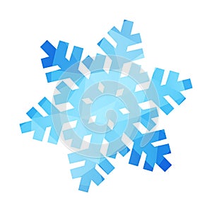 Vector desing isolated snowflake