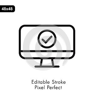 Vector Desktop Computer Icon