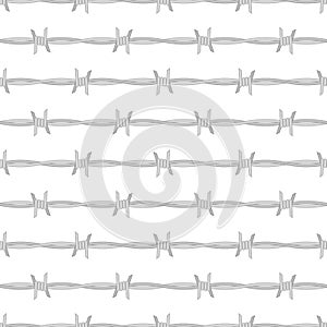 Vector detailed barbed.