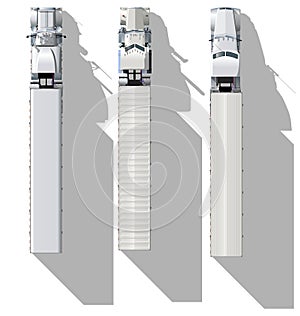 Vector detailed top-view