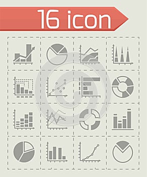Vector Diagrams icon set