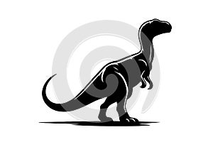 Vector dinosaur silhouette, dinosaur vector illustration, eps-10