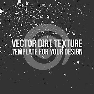 Vector Dirt Texture Template for Your Design