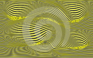 Vector distortion line stripes abstract background