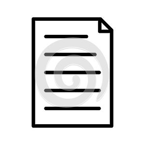 Vector Document Icon