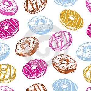 Vector Donuts, Pattern.