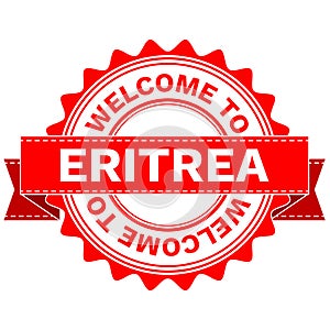 Vector Doodle of WELCOME TO COUNTRY ERITREA . EPS8 .