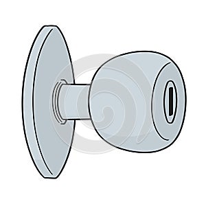 Vector of door knob